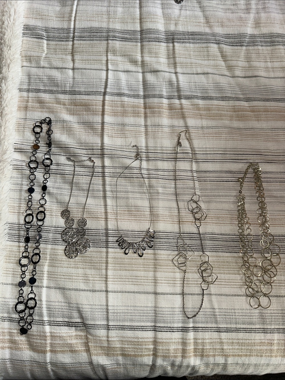 Silver-Tone Layered Pendant Necklace Collection - Women Jewelry